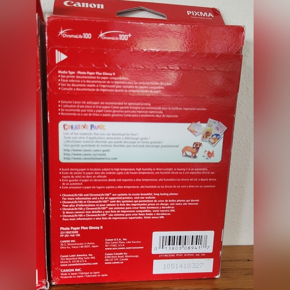 Cannon Photo Paper Plus Glossy 200 Sheets 4x6 - Picture 4 of 4